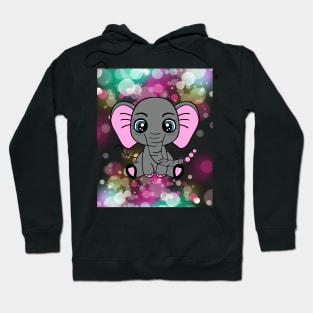 BABY Elephant Graphic Jungle Animals Hoodie